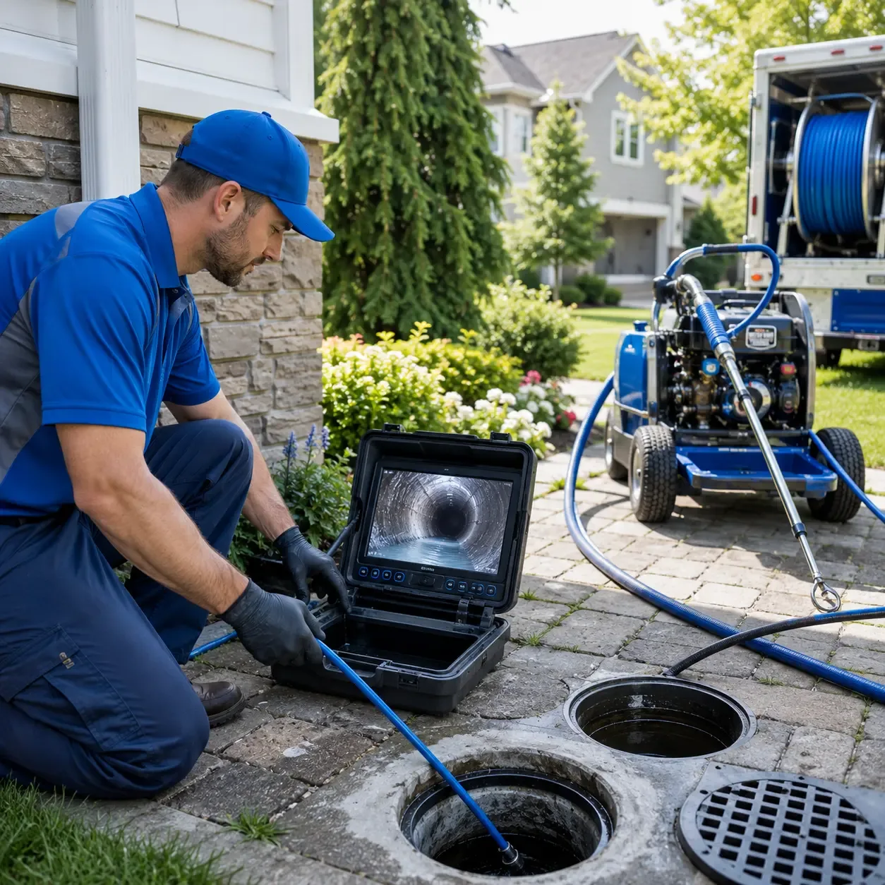 Outdoor drain cleaning professionals serving Anamosa, IA